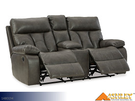 Ashley Willaman Quarry Motion Loveseat