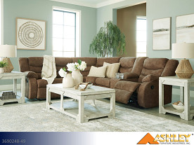 Ashley Partymate Brindle Sectional (2 Piece Set)