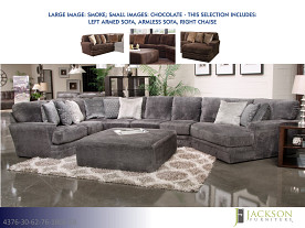 Jackson Mammoth Smoke Sectional