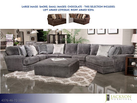 Jackson Mammoth Smoke Sectional