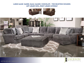 Jackson Mammoth Smoke Sectional