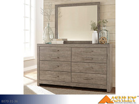 Ashley Culverbach Gray Dresser & Mirror (2 Piece Set)