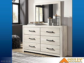 Ashley Cambeck Whitewash Dresser & Mirror (2 Piece Set)