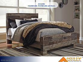 Ashley Derekson Multi Gray Bed (Queen)