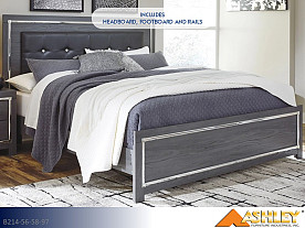Ashley Lodanna Gray Bed (King)