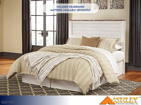 Ashley Willowton Whitewash Headboard (Queen)