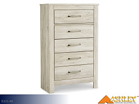 Ashley Bellaby Whitewash Chest (5 Drawer)