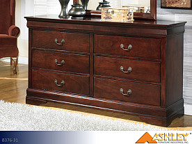 Ashley Alisdair Dark Brown Dresser (6 Drawer)