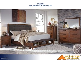 Ashley Ralene Dark Brown Bedroom Set