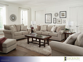 $17 Pays up to April 1* For This Jackson Maddox Stone Sofa and Loveseat (2 Piece Set)