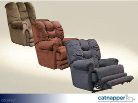 Catnapper Malone Choice of Colors Recliner (Power Lay Flat)