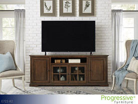 Progressive Hamilton Auburn Cherry TV Stand (82")