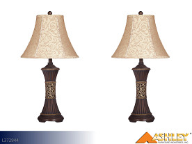 Ashley Mariana Bronze Lamps (Pair)