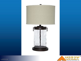 Ashley Tailyn Clear-Bronze Lamps