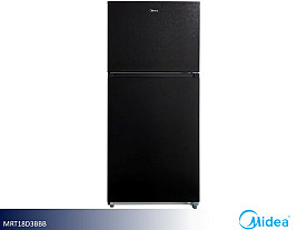 Midea  Refrigerator with Top Mount Freezer - 18 Cu Ft (Black)