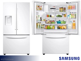 Samsung Ice and Water French Door Refrigerator - 27.0 Cu Ft (White)