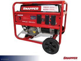 Snapper 5500W Generator - Red (with Briggs & Stratton 306cc Engine)