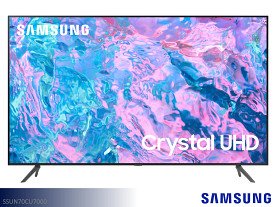 Samsung Crystal UHD TV Television - 70" Screen (Black)