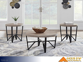Ashley Deanlee Grayish Occasional Table Set (3 Piece Set)