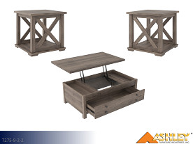 Ashley Arlenbry Gray Occasional Table Set (3 Piece Set)