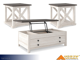 Ashley Dorrinson Two-Tone Occasional Table Set (3 Piece Set)