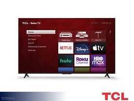 TCL Roku Television - 55" Screen (4K Smart)