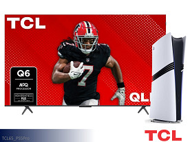 TCL 4K UHD HDR QLED Smart Fire Television - 65" Screen (With PS5 Pro)