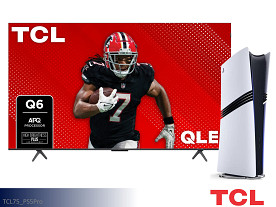 TCL 4K UHD HDR QLED Smart Google Television - 75" Screen (With PS5 Pro)