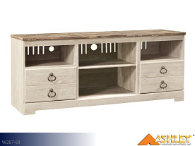 Ashley Willowton Whitewash TV Stand (Large)