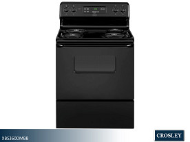 Crosley  Electric Range - 5.0 Cu Ft (Black)