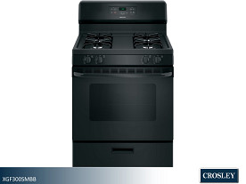 Crosley  Gas Range - 4.8 Cu Ft (Black)