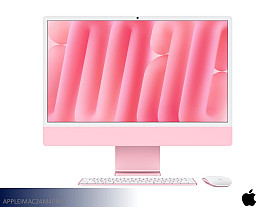 Apple iMac M4 Desktop Computer - 24" | M4 | 16GB Mem | 256GB SSD (Pink)