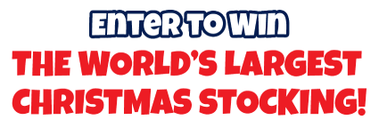 Enter to win. The world's largest chrismast stocking!