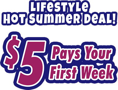 Rentmart Hot Summer Deals! $5 Pays Your First Week