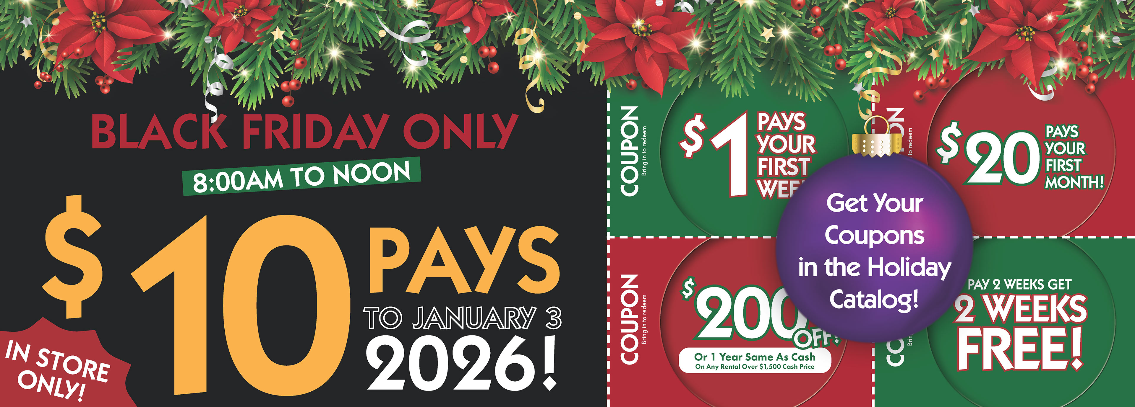 Black Friday Specials