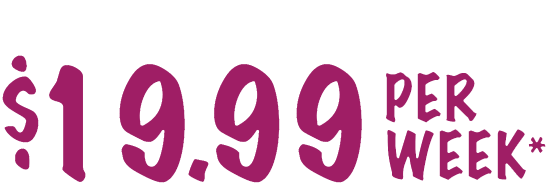 Everyday value items $19.99 per week*